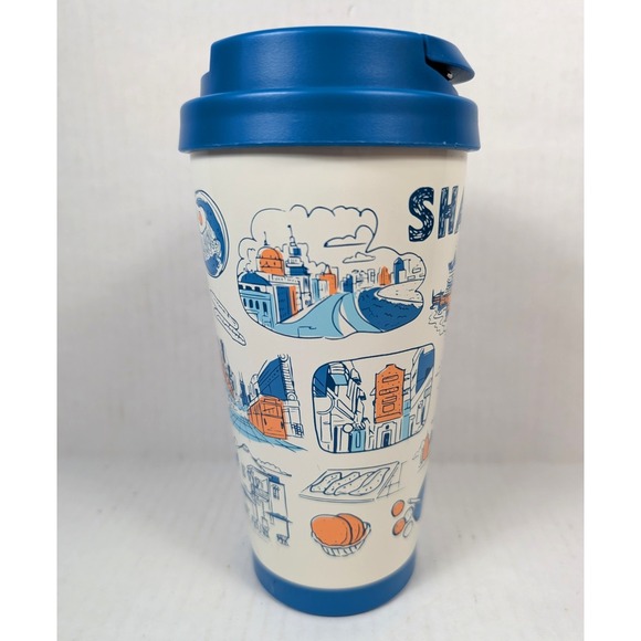 Starbucks Shanghai Tumbler Been There Series 2022 16 oz Travel Coffee Mug - Picture 4 of 8